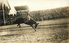 Postcard RPPC 1920 Oregon Pendleton Cowboy Rodeo Powell Black Diamond OR24-4236 picture