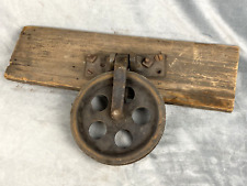 Antique Wall Pulley, Swings Side to Side ~ Functional, Working, Repurpose Piece picture