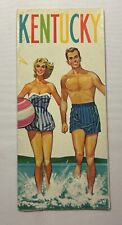 1950'S KENTUCKY FOLDOUT VACATION TRAVEL BROCHURE picture