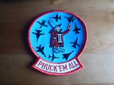 USAF F-4 Phantom II SPOOK PHUCK EM ALL Patch Air Force Tactical Fighter Squadron picture