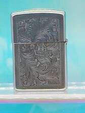 ZIPPO Engraved “RAY“ Flourished Flower, Working Great Shape, Made Aug 1992 picture