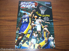 VIRTUA NBA  By SEGA 1999 ORIGINAL NOS VIDEO ARCADE GAME MACHINE FLYER BROCHURE picture