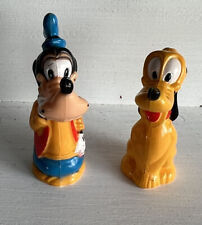 Vintage Walt Disney Productions  Goofy And Pluto Plastic Made Hong Kong picture