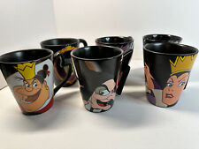 Set of 6 RARE Disney Store Villains Coffee Mugs - Mixed Lot Various Characters picture