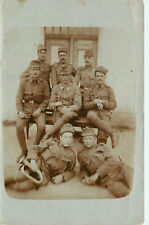 RPPC WWI Postcard Platoon of German Soldiers With Bugler picture