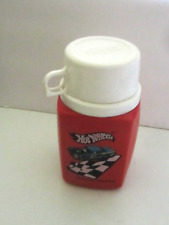 HOT WHEELS MATTEL 1984 Plastic Thermos w/ Sippy Stopper, Cup picture