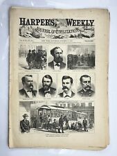 Harper's Weekly - New York - Oct 10, 1874 - Boar Hunt - Boat Prayer - Fall River picture