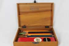 Vintage Wooden Box Full of Vintage Wooden Pencils picture