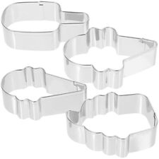 4pcs Stainless Steel Biscuits Cutters Cookie Making Molds Cookie Baking Tools picture