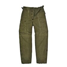 Original Dutch Army Trousers Heavy Duty Military Cargo Durable Work Pants Olive picture