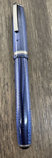 Vintage Esterbrook SJ Fountain Pen Marbled Blue Double Jewel 2668 Nib picture