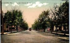 SAYRE, PA  Pennsylvania   STREET SCENE ELMER Avenue North  c1910s PCK Postcard picture