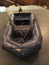 HASBRO 1986 GI JOE PLATOON RAFT WITH OARS AND PARTIAL MOTOR M-3869 USED picture