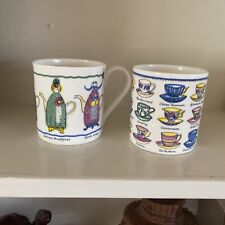 McLaggan Smith Tea ThemeMug / Cup Tea / Coffee Desig by Ruth Hydes X2 Lot/ picture
