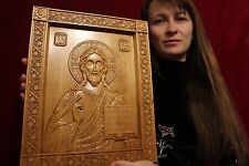 Icon God Almighty. Carved Wooden Picture. Orthodox(Christian). 20