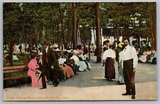 Postcard Shady Resting Place Cedar Point Ohio *C8390 picture