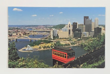 The Century Old Duquesne Incline Pittsburgh Pennsylvania Postcard Posted 2003 picture