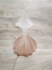 Vintage Perfume or Sachet Decanter Glass Stopper Frosted Glass picture
