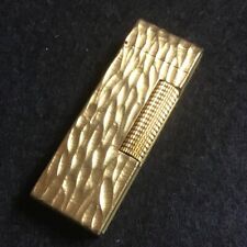 Vintage Dunhill Gas Lighter Gold Archtop  Working Condition picture