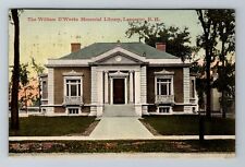 Lancaster NH-New Hampshire, William D'Weeks Memorial, Vintage c1909 Postcard picture