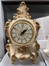 NARCO Germany German Clock Mantel Shelf  Lanshire Movement Works Tested picture