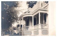 Vintage Post card Unknown Date Location Unposted front porch of old house picture