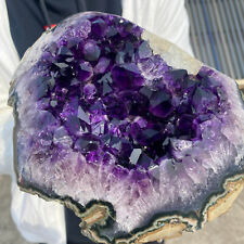 6LB Natural Amethyst geode quartz cluster crystal specimen Healing picture