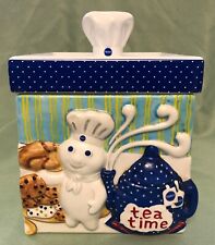 Danbury Mint Pillsbury Doughboy TEA Canister Collection 2000 Ceramic T5 picture