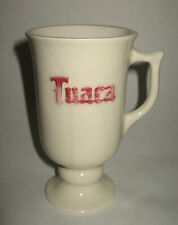 Old Vintage Tuaca Ceramic Footed Mug Cup Promo for Italian Drink Barware Italy picture