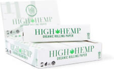 High Hemp Organic Rolling Papers GMO Free Vegan Approved KING SIZE 25 Booklets picture