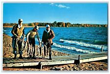 c1960's One Day's Catch Lake Clitherall Scene Clitherall Minnesota MN Postcard picture