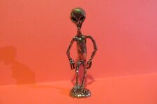  Pewter Space Alien Roswell Area 51 Figurine 2 inches tall picture