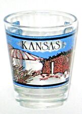 New Kanas Shot Glass Homestead on The Prairie Design. picture
