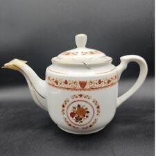 Vintage 1960s Taiwan Tatung Porcelain Teapot Kettle Hand Painted Mid Century picture
