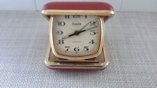 Vintage Europa 2 Jewel German Travel Alarm Clock Mechanical Movement Not Tested picture