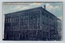 Portsmouth OH-Ohio, Peerless Shaking Rink, Massie Block Vintage c1909 Postcard picture