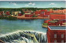 Postcard DAM SCENE Watertown Massachusetts MA 6/7 AI1931 picture