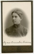Judaica, Young Jewish Man Abram Benenson Vintage Russia ID CDV Photo picture