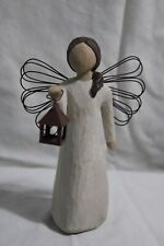 Willow Tree ANGEL OF HOPE, Little Angel Holding Lantern Figurine, 2000 picture