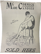 McCormick Made Candies Vintage Print Advertisement Swimsuit Victorian Sweetie picture