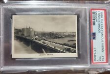 1936 R.J. Lea Ltd. Famous Views 14 London Bridge Medium...PSA 7. picture