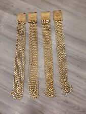 72 Feet Martha Stewart Golden Traditions Beaded Garland 4 Strands Christmas Tree picture