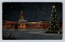 Denver CO-Colorado, Denver City & County Building, Vintage c1954 Postcard picture