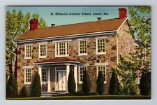 Laurel MD- Maryland, St Mildred's Catholic School, Antique, Vintage Postcard picture