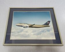 United Airlines Custom Framed & Matted 747 B747-422  picture