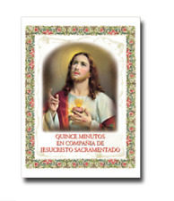 NOVENA QUINCE MINUTOS EN COMPANIA JESUS SACRAMENTADO- Spanish Novena Pamphlet picture