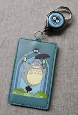 Loungefly Studio Ghibli My Neighbor Totoro Stained Glass Retractable Lanyard NEW picture