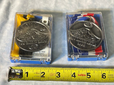 Lobos Motor Cycle Club Race Medals China Hat One-Day 100 Mile 1986 1988 ISDE picture