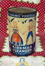 Antique Vintage Advertising Tin Can / Kirkman Cleanser picture