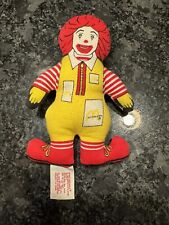 Vtg 1984 Ronald McDonald Fabric Plush Doll Stuffed Toy picture